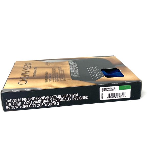 Calvin Klein 1 Pack Men Size Underwear NB1701412  Microfiber Hip Brief Blue Logo - Picture 6 of 6